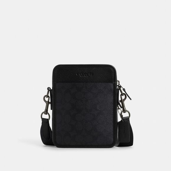 NWT Coach Outlet Sullivan Crossbody In Signature Canvas - Picture 1 of 5